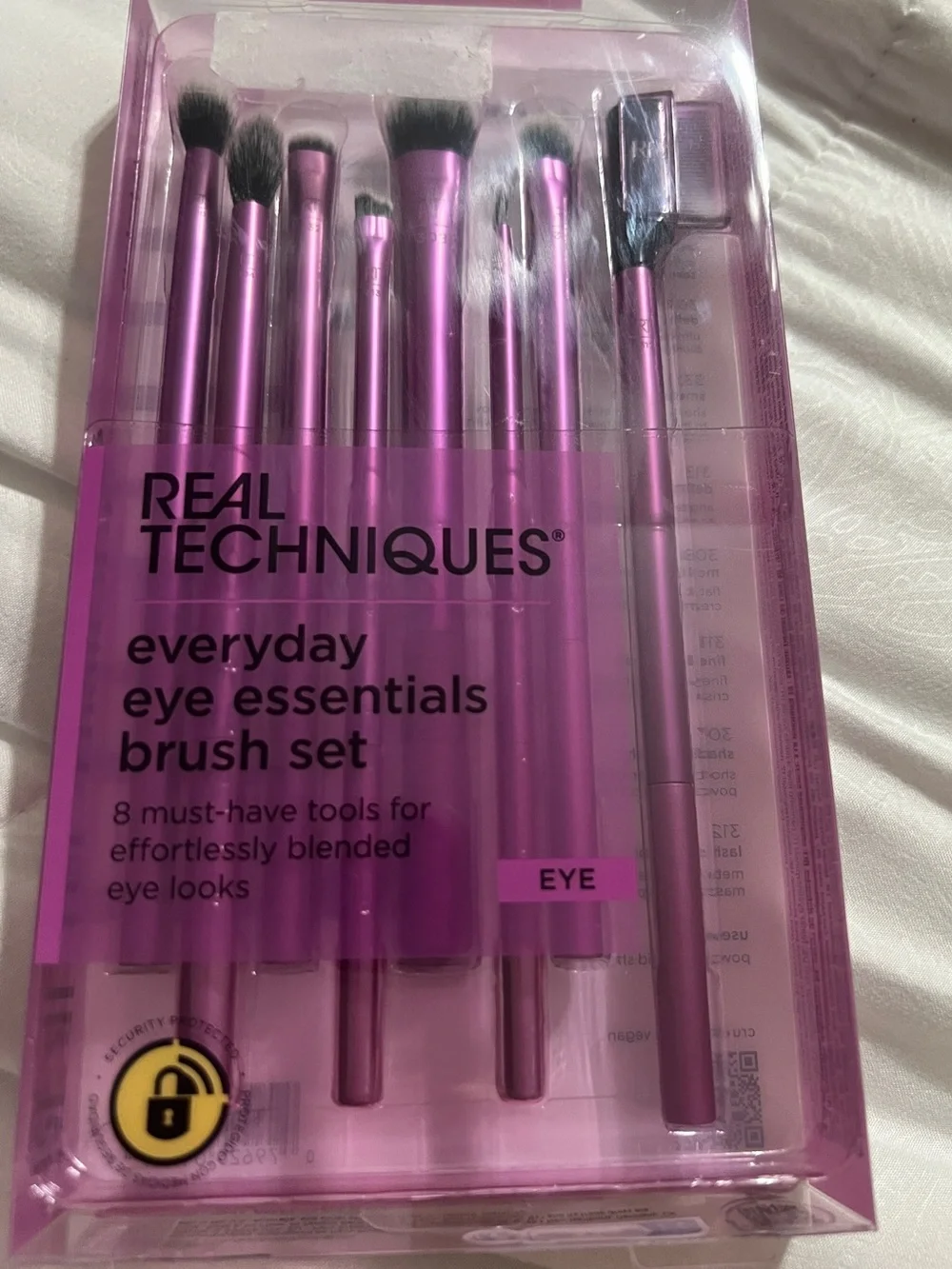 Real Techniques Everyday Eye Essentials Brush Set - Pink